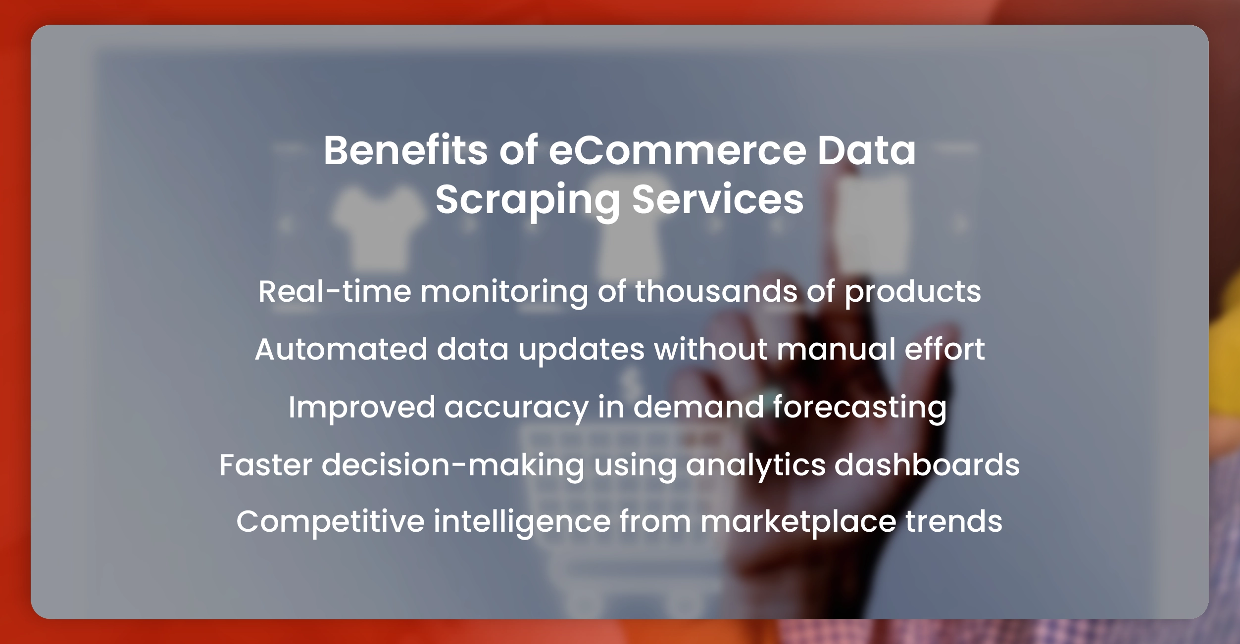 Benefits of eCommerce Data Scraping Services